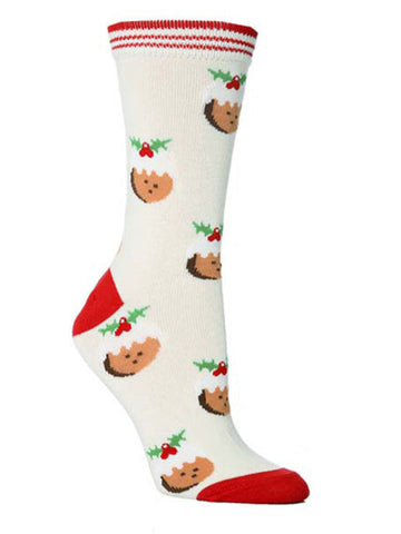 Women's Christmas Color Mid Tube Cotton Socks