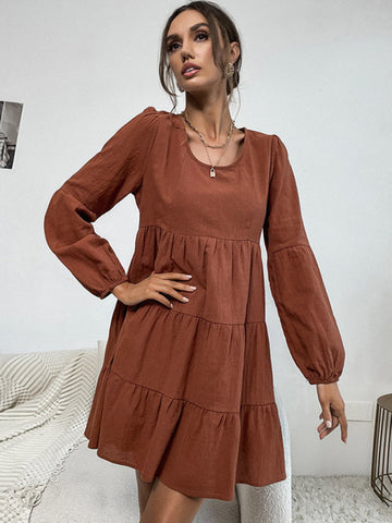 Women's long -sleeved new product fashion and comfortable dress