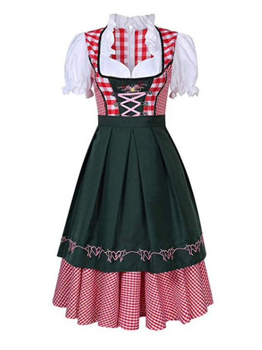 New German Oktoberfest Dress Maid Costume
