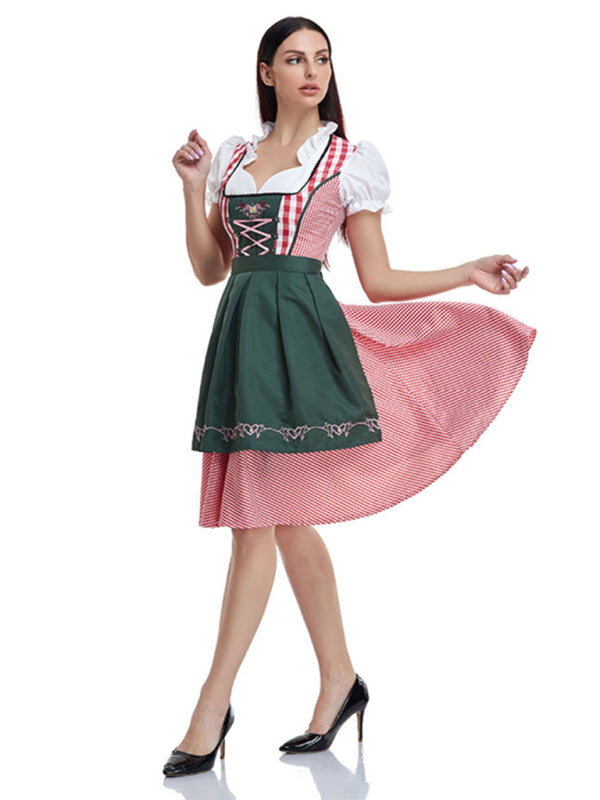 New German Oktoberfest Dress Maid Costume