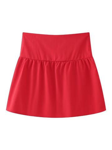Women's new hot girl one-shoulder pleated solid color sleeveless tube top