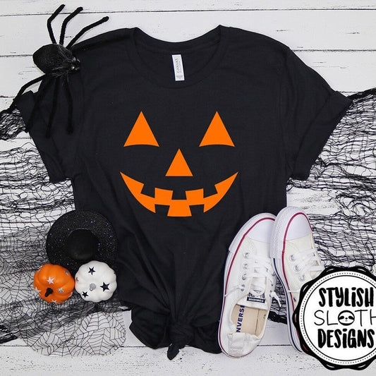 Women's Halloween Pumpkin Skull Series T-Shirt